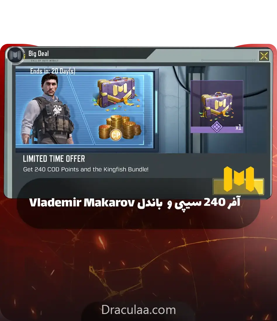 آفر ۲۴۰ سیپی و باندل Vlademir Makarov